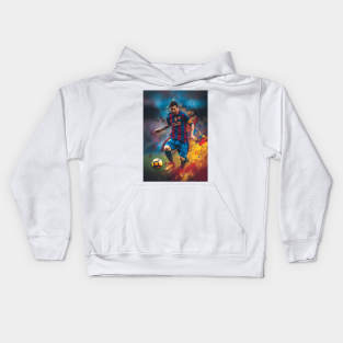 Lionel Messi Pop Art Kids Hoodie